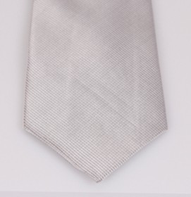 Ties 8.5cm Light Grey